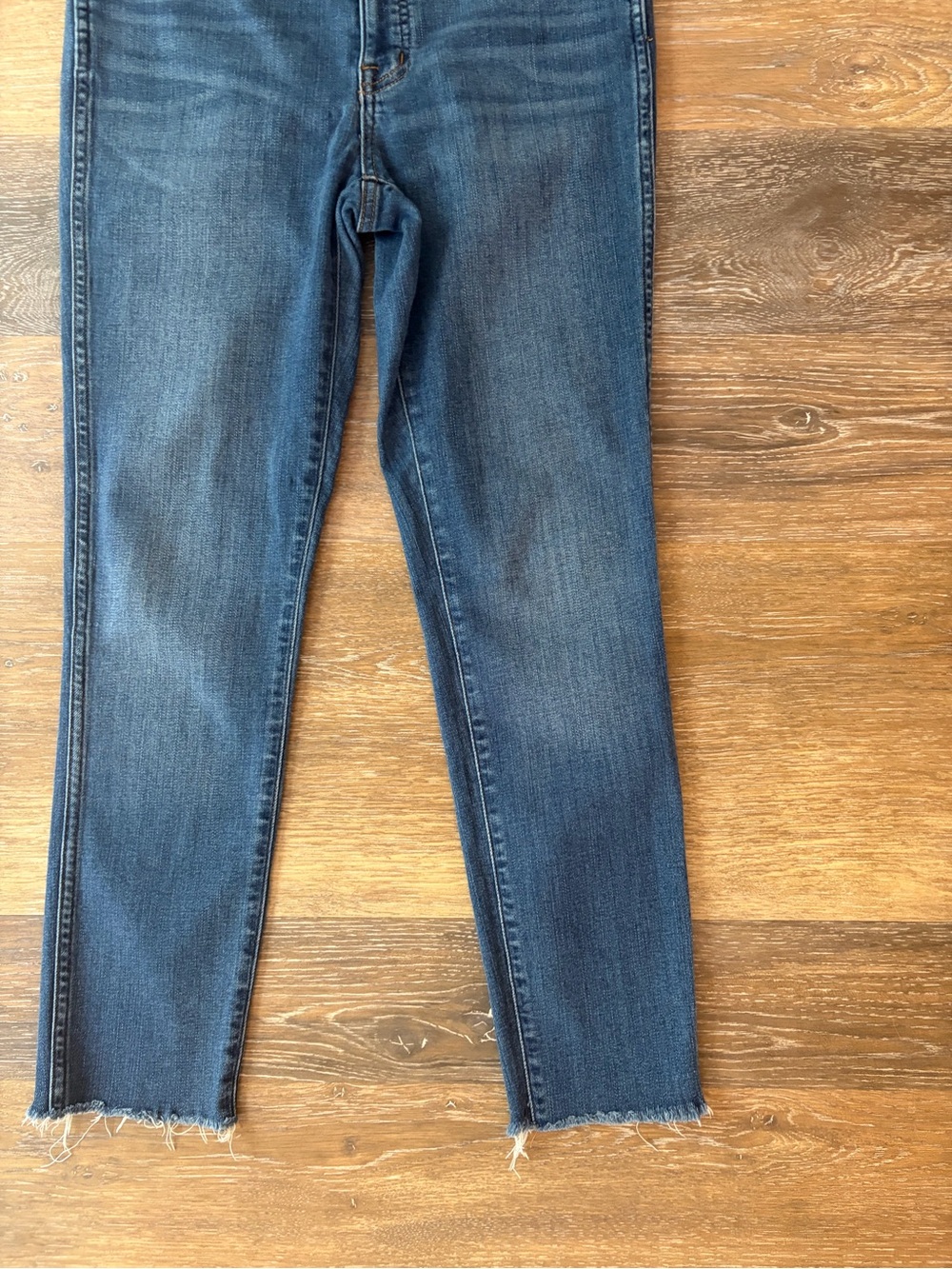 Madewell 10" High-Rise Roadtripper Jeans Raw Hem size 27 - Picture 6 of 13